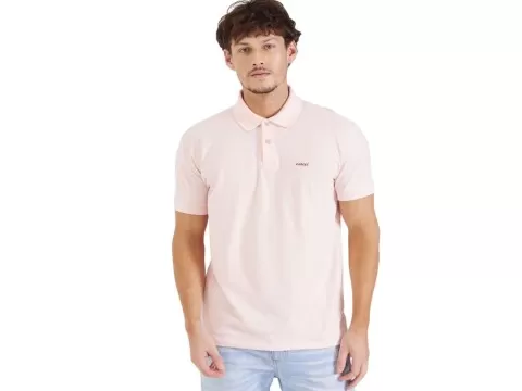 CAMISA POLO MASCULINA BÁSICA COLCCI 025.01.03084 - Rosa