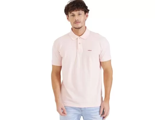 CAMISA POLO MASCULINA BÁSICA COLCCI 025.01.03084 - Rosa