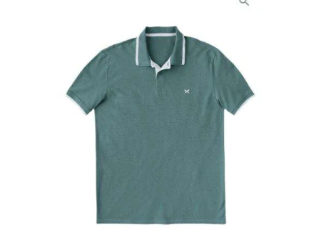CAMISA POLO MASCULINA BÁSICA COM BORDADO HERING 036H - Verde