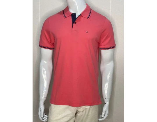 CAMISA POLO MASCULINA ESSENCIAL OGOCHI 007440003 - Salmao