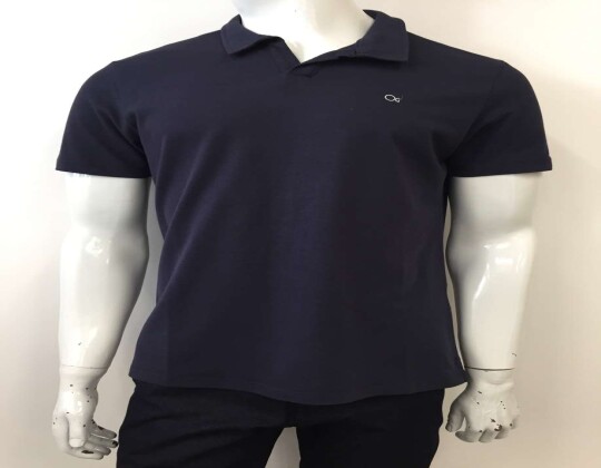 CAMISA POLO MASCULINA ESSENCIAL OGOCHI 7420017 - Marinho