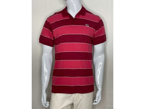 CAMISA POLO MASCULINA GAJANG LISTRAS - Bordo