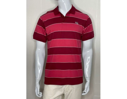 CAMISA POLO MASCULINA GAJANG LISTRAS - Bordo