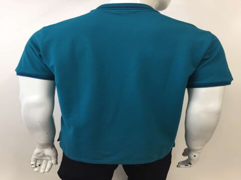 CAMISA POLO MASCULINA SLIM OGOCHI 7420003 - Turquesa
