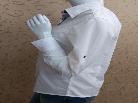 CAMISA SOCIAL FEMININA M E R - Branco