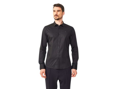 CAMISA SOCIAL FIT MG LONGA COLCCI 031.01.04643 - Preto