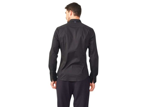 CAMISA SOCIAL FIT MG LONGA COLCCI 031.01.04643 - Preto