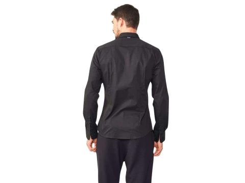 CAMISA SOCIAL FIT MG LONGA COLCCI 031.01.04643 - Preto