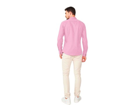 CAMISA SOCIAL FIT MG LONGA COLCCI 031.01.04643 - Rosa claro