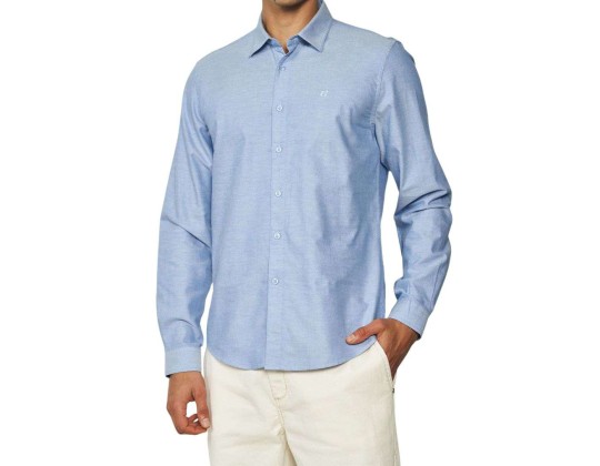 CAMISA SOCIAL RELAX COLCCI 031.01.04839 - Azul
