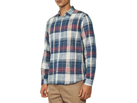 CAMISA XADREZ MC MASC RELAX COLCCI 031.01.04818 - Xadrez azul