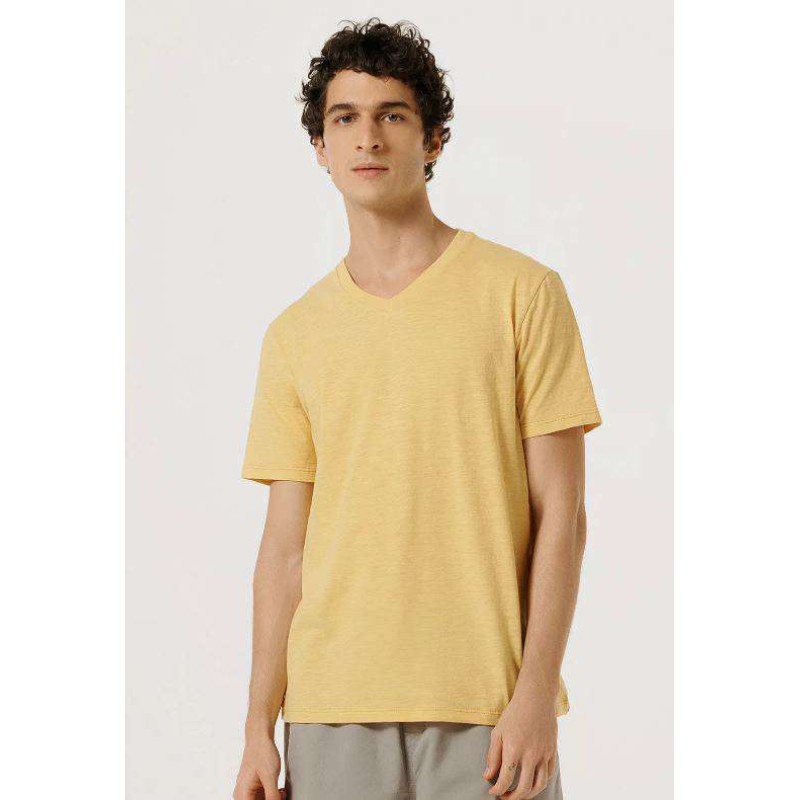camiseta hering feminina gola v