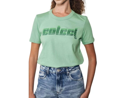 CAMISETA BORDADA COLCCI 034.01.06509 - Preto