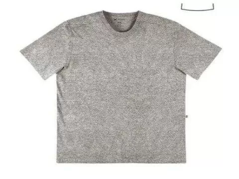 CAMISETA BÁSICA MASCULINA HERING 0227 - Chumbo