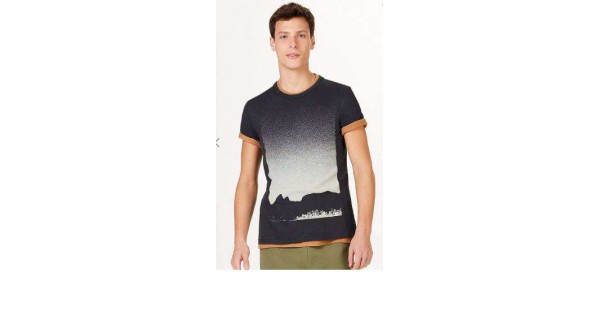 camiseta flame hering masculina