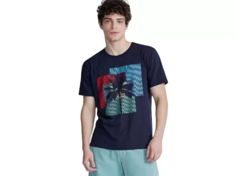 CAMISETA MASCULINA ESTAMPADA HERING 4F87/1 - Estampada