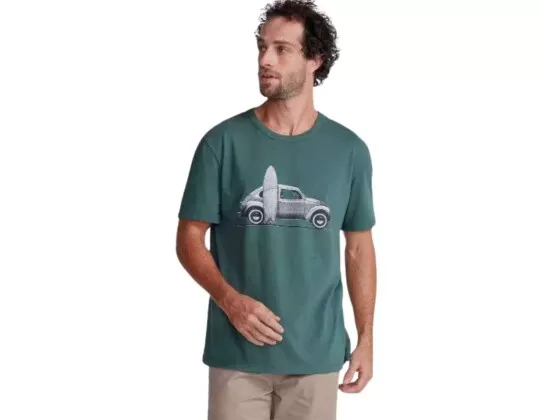 CAMISETA MASCULINA ESTAMPADA HERING 4F87/1 - Verde