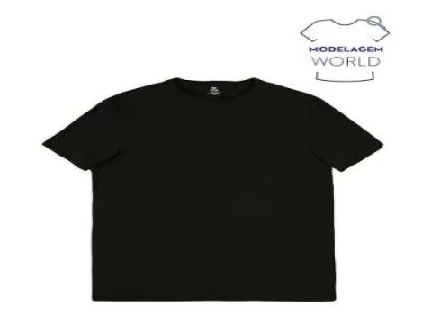 CAMISETA BÁSICA MASCULINA HERING 0201 - Preto