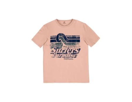 CAMISETA MASCULINA SLIM EM ALGODÃO HERING 4EKV - Rosa