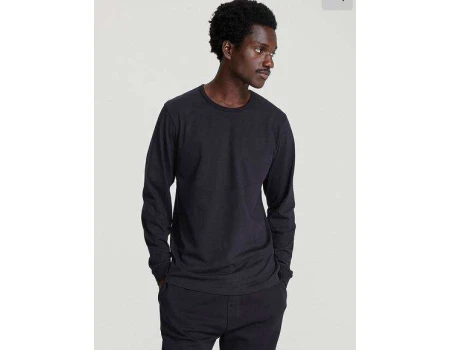 CAMISETA ML MASCulina HERING N204 - Preto