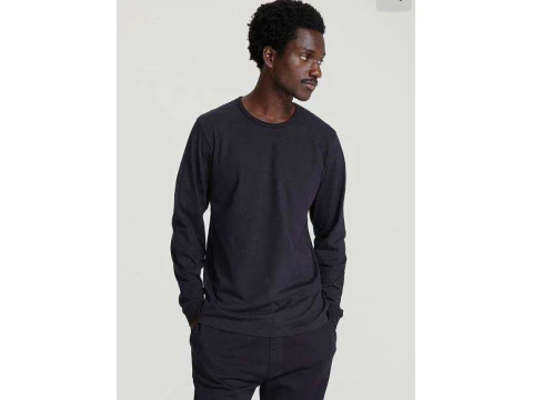 CAMISETA ML MASCulina HERING N204 - Preto