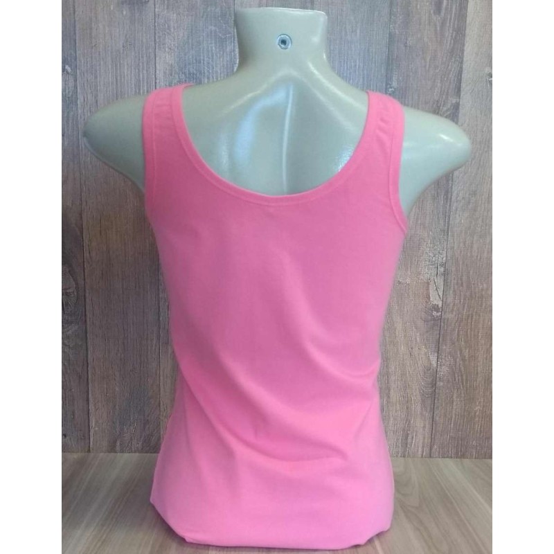 blusa regata rosa