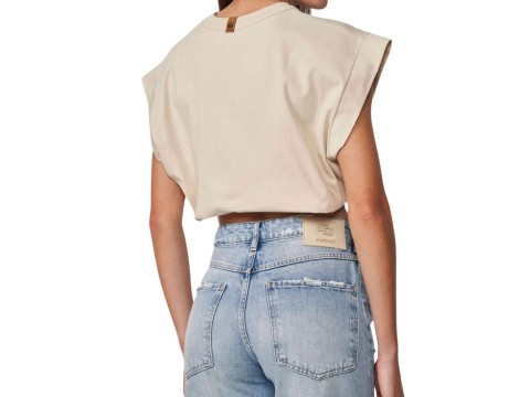 CAMISETA BORDADO EM RELEVO COLCCI 034.01.06343 - Bege