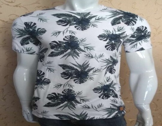 CAMISETA SLIM MASCULINA EM ALGODÃO HERING 4EFK1- - Branco