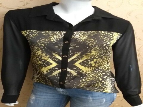 CAMISA MORENA ROSA 102510 - Preto