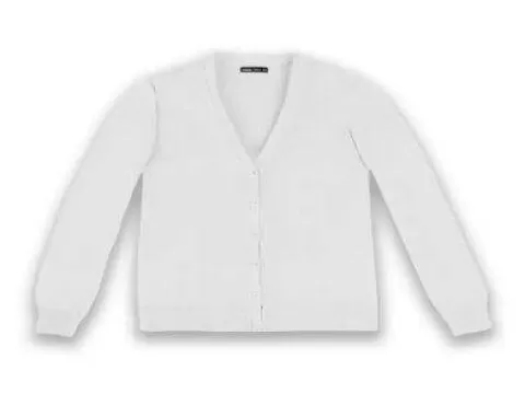 CARDIGAN FEMININO BÁSICO EM TRICÔ HERING K0WK - Branco