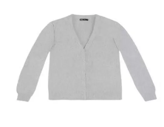 CARDIGAN FEMININO BÁSICO EM TRICÔ HERING K0WK - Cinza