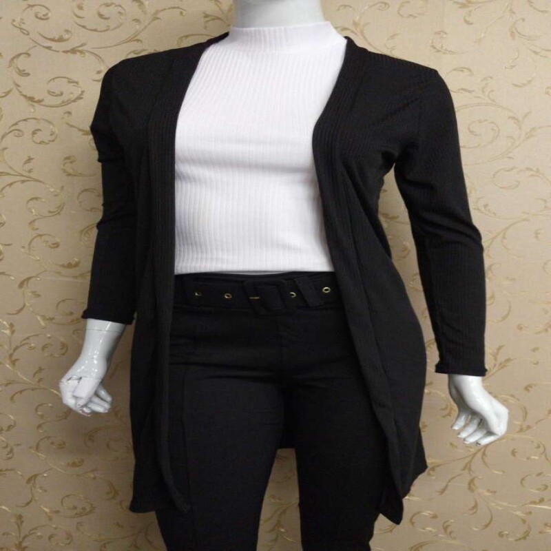 cardigan preto