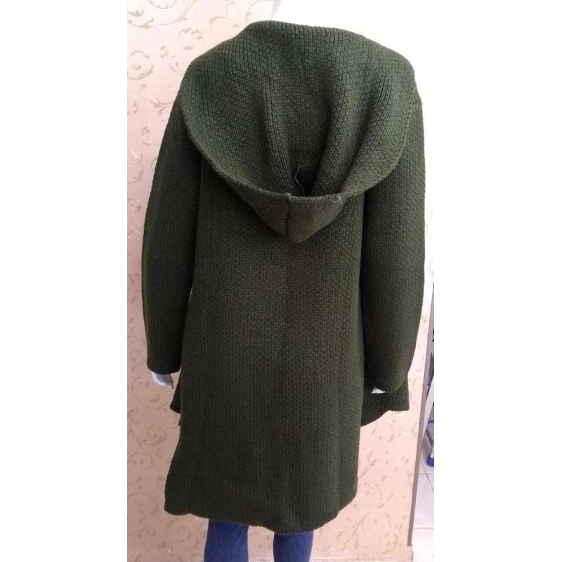 casaco alongado com capuz