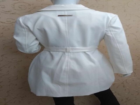 CASACO TRENCH COAT MORENA ROSA 103128 - Branco