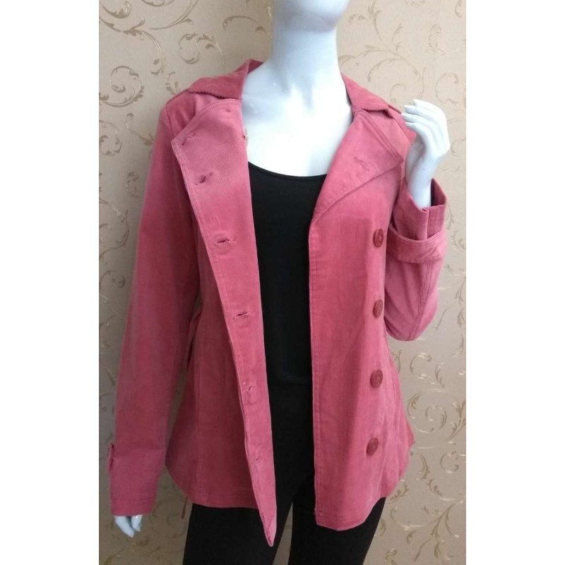 jaqueta veludo rosa