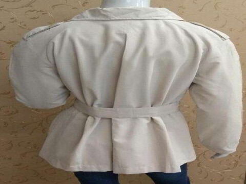 CASACO TRENCH COAT FEMININO COM AMARRAÇÃO HERING KKEE - Bege