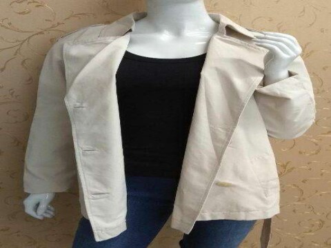 CASACO TRENCH COAT FEMININO COM AMARRAÇÃO HERING KKEE - Bege