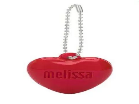 CHAVEIRO MINIATURA CORAÇÃO MELISSA 34102 - Vermelho