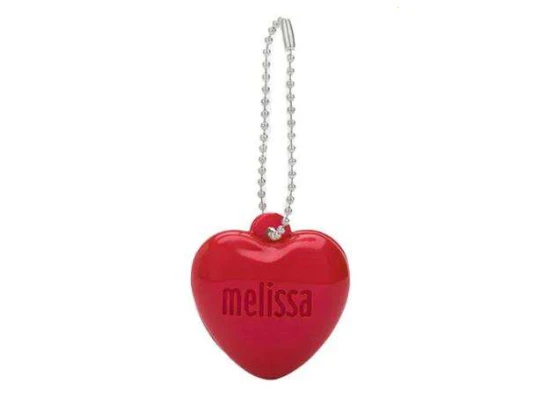CHAVEIRO MINIATURA CORAÇÃO MELISSA 34102 - Vermelho