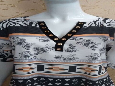 CHEMISIER ESTAMPADO COM FAIXA PRÉ ESTREIA PI8CH02 - Branco