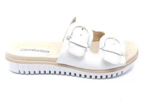 CHINELO COM TIRAS BIRKEN COMFORTFLEX 22-45404 - Branco