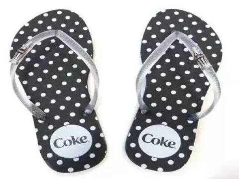 CHINELO FEMININO COCA COLA POA COKE CC2190 - Preto