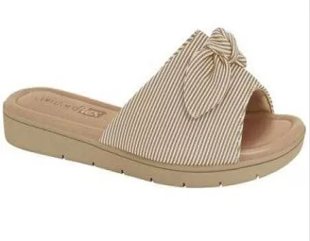 CHINELO FEMININO COMFORTFLEX 1842403 - Bege