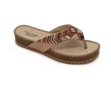 CHINELO FEMININO EM COURO TROPICAL BOTTERO 291207 - Bege