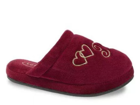 CHINELO DE PANO PANTUFA FEMININA LEFFA 591 - Vermelho