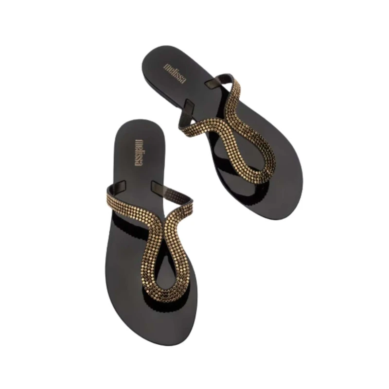CHINELO HARMONIC LANA MELISSA 33987 - Preto - Delabela