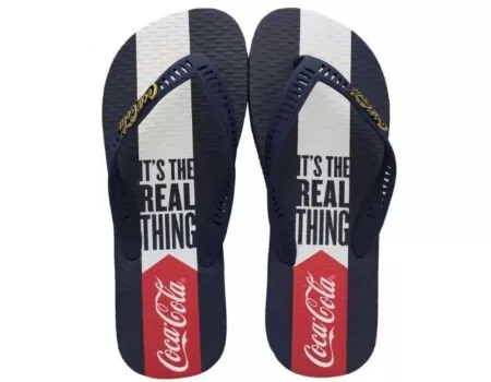 CHINELO MASCULINO SHAFT COCA COLA CC4244 - Marinho