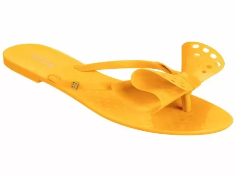 Chinelo shop melissa amarelo
