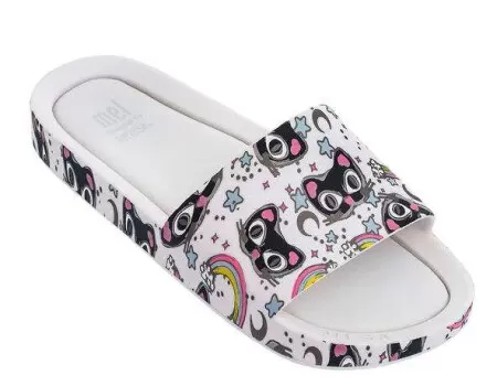 CHINELO MELISSA MEL BEACH SLIDE 3DB 32541 - Branco