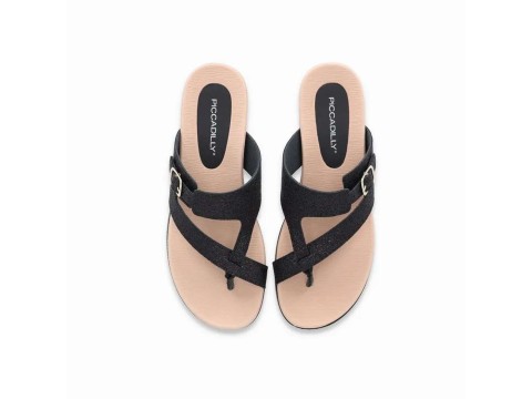 CHINELO RASTEIRA PICCADILLY 418022-88 - Preto